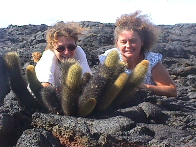 Dorothy & Nina By Cacti In Lava